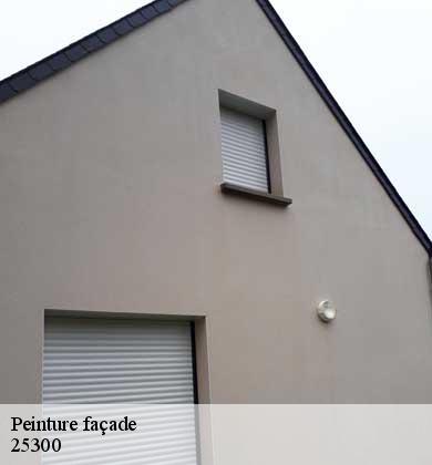 Peinture façade  les-allies-25300 Prestot Rénovation 25